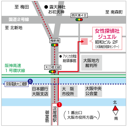 ジュエルへの地図